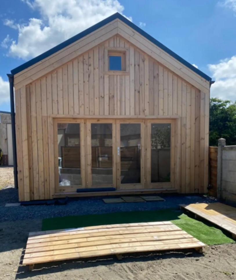 Maison En Bois 1 Chambre 4 Couchages Type Tiny House Granville Exterior foto