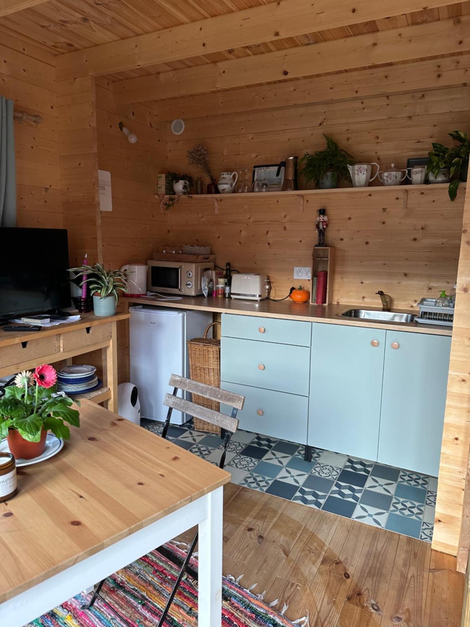 Maison En Bois 1 Chambre 4 Couchages Type Tiny House Granville Exterior foto