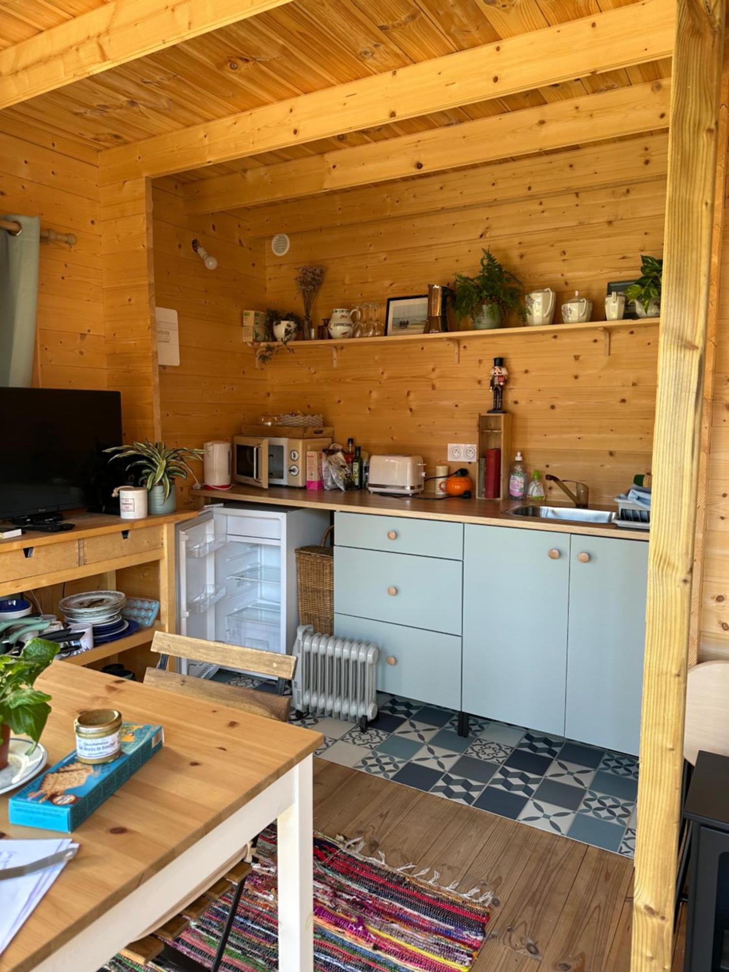 Maison En Bois 1 Chambre 4 Couchages Type Tiny House Granville Exterior foto